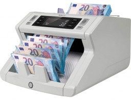 Contador de billetes Safescan 2210 deteccion ultravioleta y tamaño velocidad 1000 billetes/minuto con funcion.
